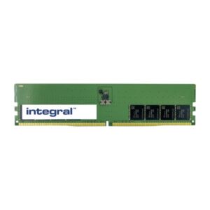 Integral 4X71N41635-IN memoria 32 GB 1 x 32 GB DDR5 5600 MHz (32GB PC RAM MODULE DDR5 5600MTs PC5-44800 UNBUFFERED NON-ECC DIMM 1.1V 2GX8 CL46 INTEGRAL)