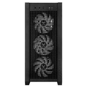 ASUS TUF Gaming GT302 ARGB Midi Tower Nero (Asus TUF Gaming GT302 ARGB Case w/ Glass Window, E-ATX, 4x ARGB Fans, Interchangeable Side Panel, USB-C, Asus BTF Compatible, Black)