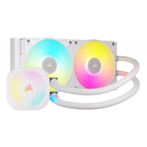 Corsair iCUE LINK TITAN RX RGB Processore Raffreddatore di liquidi tutto in uno 12 cm Bianco 1 pz (ICUE LINK TITAN 240 RX RGB COOLER WH)
