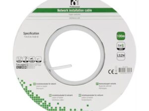 Deltaco TP-45H cavo di rete Bianco 100 m Cat6 U/UTP [UTP] (DELTACO TP-45H - bulkkabel - 100 m - h)