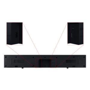 Samsung HW-C410G Nero, Titanio 2.0 canali 40 W (Samsung HW-C410G/ZG 2.1-Kanal Soundbar)