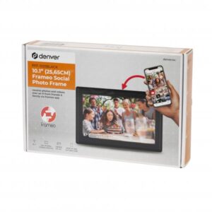 Denver PFF-1021 cornice per foto digitali Nero 25,6 cm [10.1] Touch screen Wi-Fi (DENVER FRAMEO PFF-1021BLACK - digital)