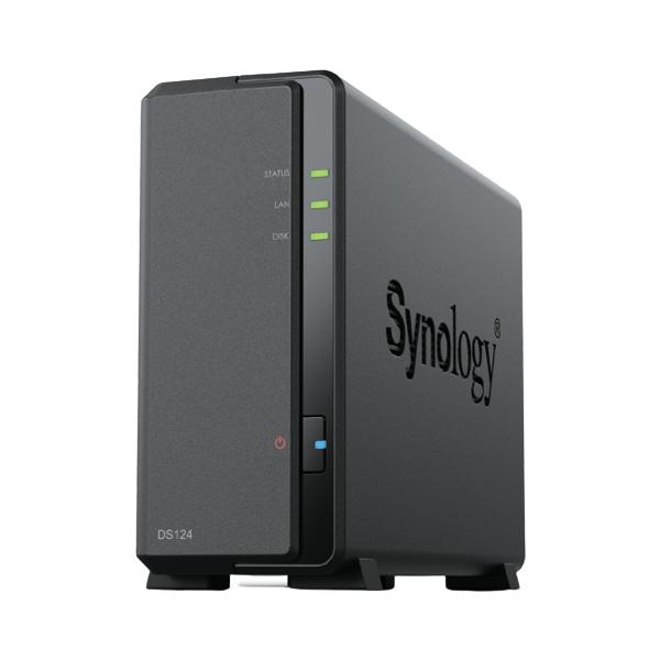 Synology DiskStation DS124 server NAS e di archiviazione Desktop Collegamento ethernet LAN Nero RTD1619B