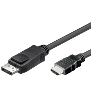 Alcasa DP-HDMI adattatore per inversione del genere dei cavi DisplayPort Nero
