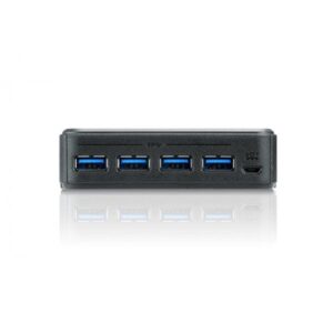 Aten US434 switch per keyboard-video-mouse (kvm) Nero