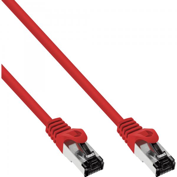 InLine , cavo patch, S/FTP (PiMf), Cat.8.1, 2000MHz, Halogenfree, rosso, 3m