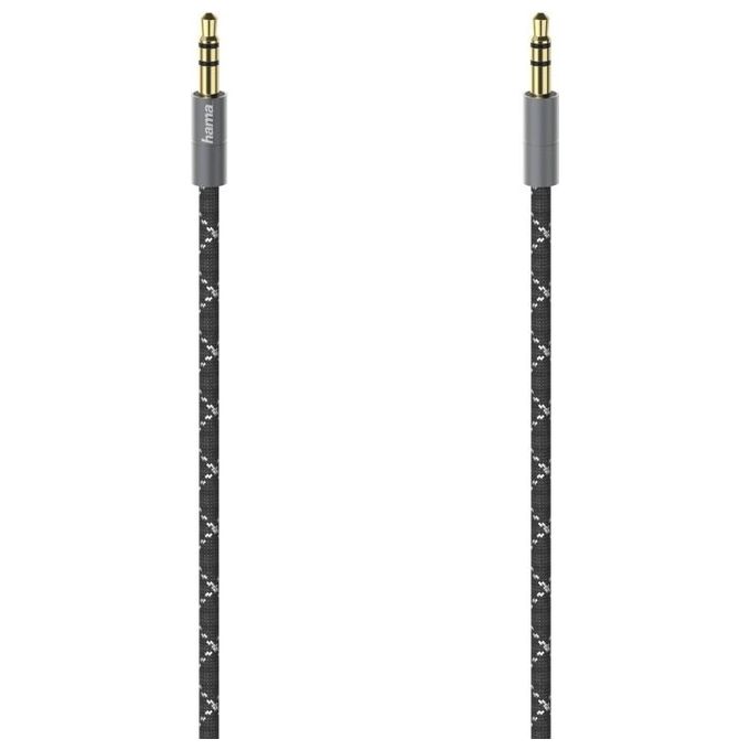 Hama Cavo Audio Spina Jack da 35mm Stereo Placcato in Oro 15mt