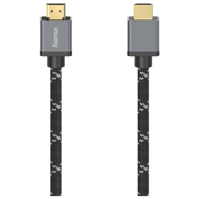 Hama Cavo Hdmi ad Altissima Velocita' 8K Metallo 1mt