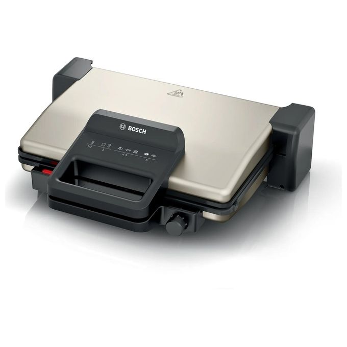 Bosch TCG3302 Bistecchiera 2000W 3 Posizioni di Cottura Antiaderente Argento