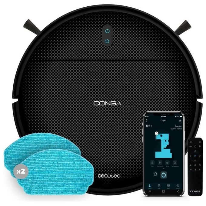 Cecotec Conga 999 Origin X-Treme aspirapolvere robot Nero