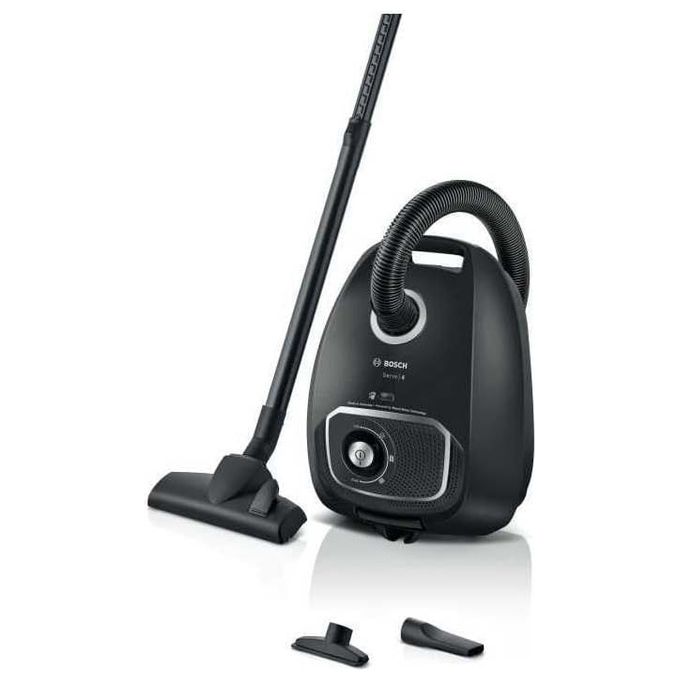 Bosch BGB41BA1 Serie 4 Aspirapolvere con Sacco a Traino Potenza 600 Watt Capacita' 4 Litri colore Nero