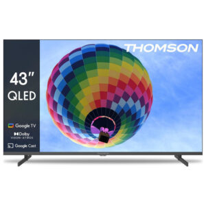 Thomson TV QLED 43 Pollici Google TV HDR Triple Tuner Smart 4K Ultra HD Televisore