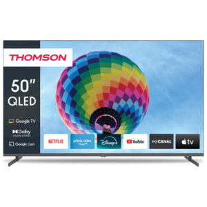 Thomson Smart TV QLED 50'' 126cm Google TV Android 11 Modello 50QG4S14 4K HDR