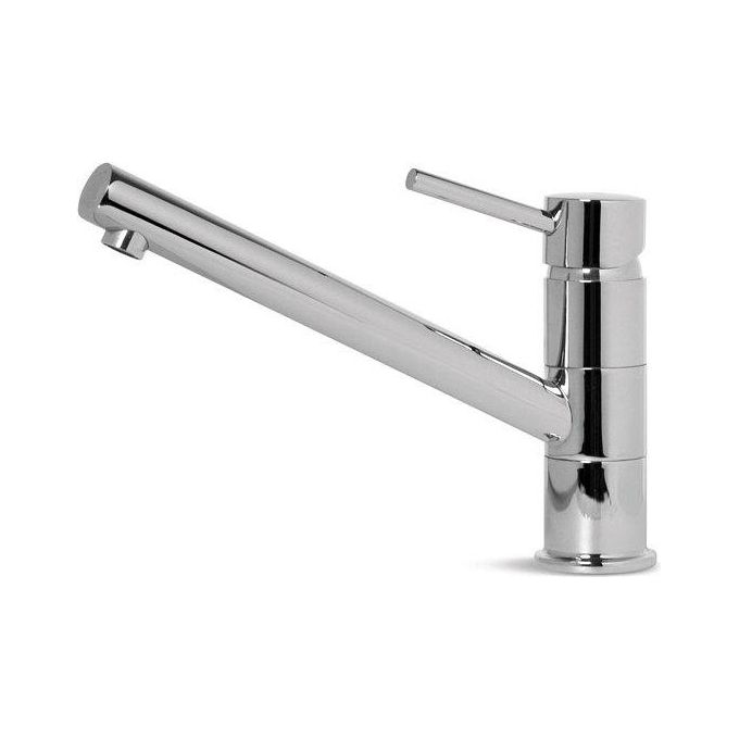 Elleci Miscelatore monocomando Teseo MIKTESCR con canna girevole finitura cromata per cucine e bagni moderni