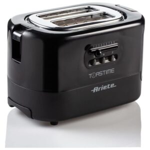 Ariete 159 Toastime Tostapane 2 Fette 9 Livelli di Doratura 700W Nero