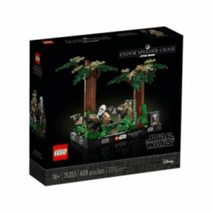 LEGO Star Wars 75353 Diorama Inseguimento con lo speeder su Endor
