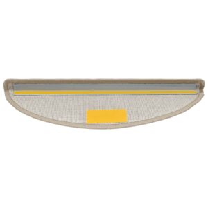 Tappetini per Scale 15 pz Grigio Talpa 56x17x3 cm