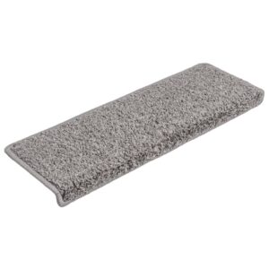 Tappetini per Scale 15 pz 65x21x4 cm Grigio