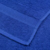 Asciugamani 10 pz Blu 100x200 cm 360 g/m² 100% Cotone