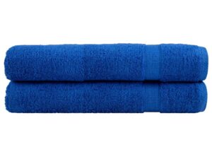 Asciugamani Premium SOLUND 2 pz Blu 100x200cm 600gsm