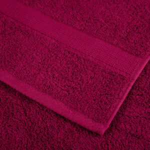 Salviette Premium SOLUND 4 pz Bordeaux 30x30 cm 600gsm