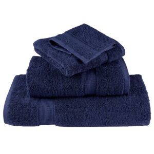 Salviette Premium SOLUND 2 pz Blu Navy 30x30 cm 600gsm