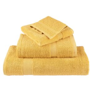 Asciugamani Ospiti SOLUND 4 pz Oro 30x50 cm 600gsm
