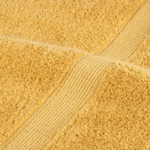 Asciugamani Premium SOLUND 4 pz Oro 50x100 cm 600gsm