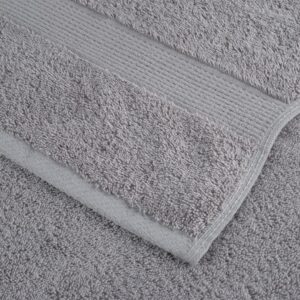 Asciugamani Ospiti SOLUND 4 pz Grigi 30x50 cm 600gsm