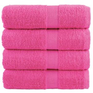 Salviette Premium SOLUND 4 pz Rosa 30x30 cm 600 g/m²