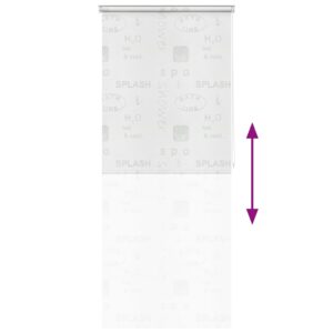 Tenda a Rullo per Doccia 80x240 cm Schizzi