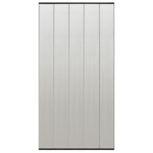 Zanzariera per Porta con 5 Sezioni a Rete Nera 120x240 cm