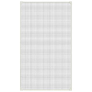 Zanzariera Magnetica per Finestre Bianca 80x140 cm