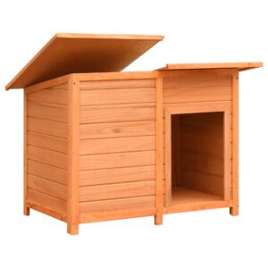 Cuccia per Cani in Legno di Pino e Abete 120x77x86 cm