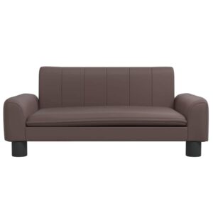 Lettino per Cani Marrone 70x45x30 cm in Similpelle