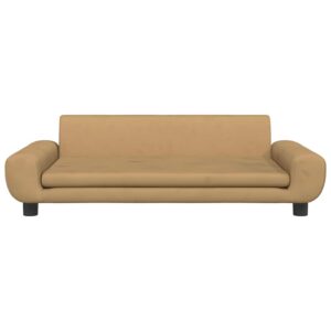 Lettino per Cani Marrone 100x54x33 cm in Velluto