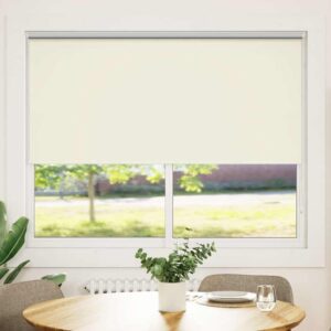 Tenda a Rullo Oscurante 160 x 175 cm Bianco Avorio