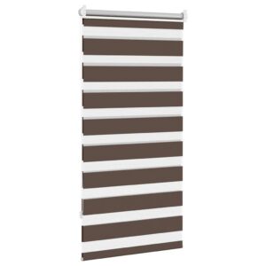 Tenda a rullo oscurante zebra 60x120cm caffé