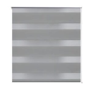 Tenda a rullo oscurante zebra 100x175 grigia