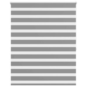 Tenda a rullo oscurante zebra 120x175 cm grigia