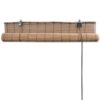 Tende a Rullo in Bambù Marrone 100x160 cm