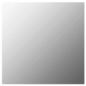 Specchio da Parete 50x50 cm Quadrato in Vetro