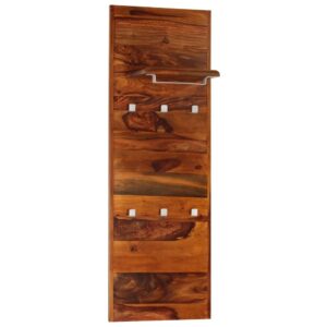 Appendiabiti in Legno Massello di Acacia 118x40 cm