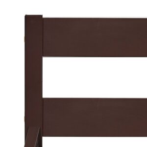 Giroletto senza Materasso Marrone Scuro 100x200 cm Legno Pino