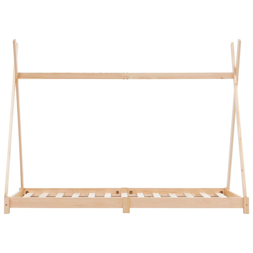 Giroletto per Bambini in Legno Massello di Pino 90x200 cm