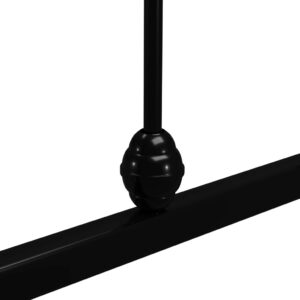 Giroletto Nero in Metallo 160x200 cm