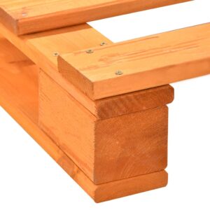 Giroletto in Pallet Marrone Legno Massello di Pino 100x200 cm