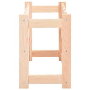 Portavini da 12 Bottiglie in Legno di Pino