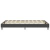 Letto a Molle Grigio in Tessuto 120x200 cm