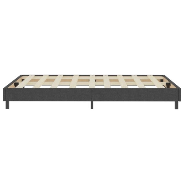 Letto a Molle Grigio in Tessuto 120x200 cm